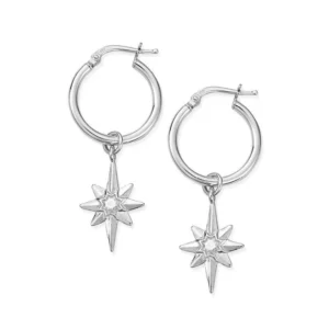 Lucky Star Hoop Earrings