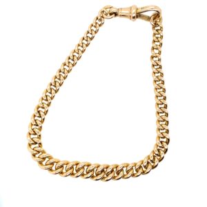 Yellow Gold Curb Bracelet