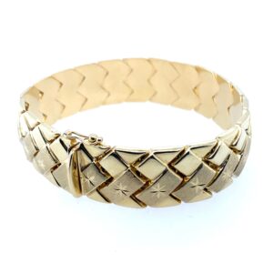 Yellow Gold Star Bracelet