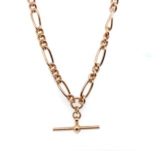 Rose Gold T-Bar Necklace