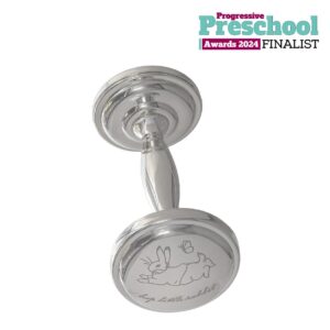 Peter Rabbit Silver Plated Baby Rattle