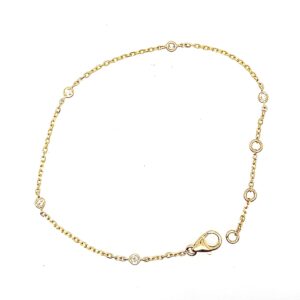 Yellow Gold Diamond Bracelet