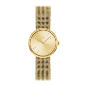Spirit Ladies Mesh Gold Plated Watch