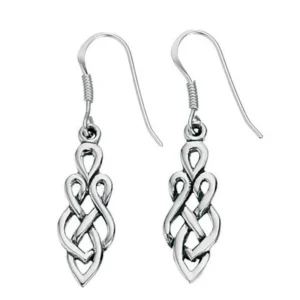 Celtic Design Drop Earrings
