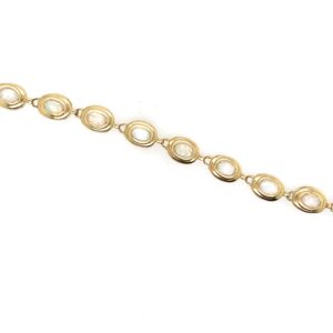 Pre-Owned Yellow Gold Opal Bracelet