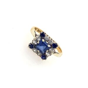 Pre-Owned Yellow Gold CZ Ring