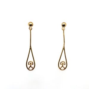 Pre-Owned Yellow Gold Drop Earrings