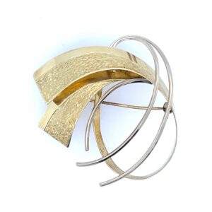 Pre-Owned Yellow Gold Fancy Brooch